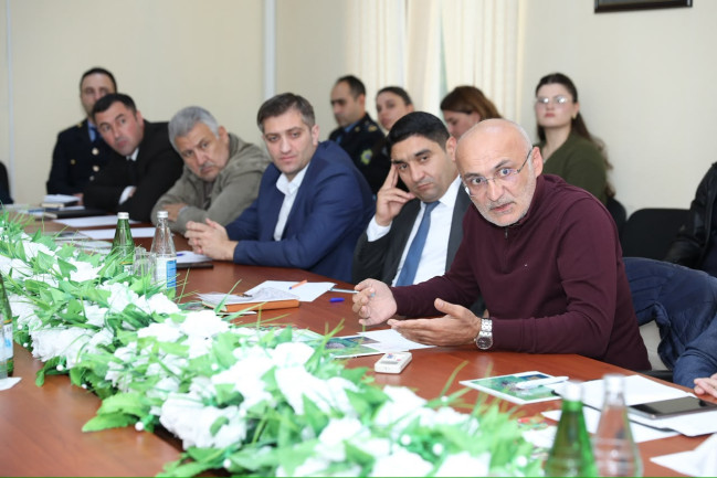 Zaqatalada qəhvəyi mərmər bağacığı ilə bağlı Regional Əlaqələndirmə Mərkəzinin iclası keçirilib