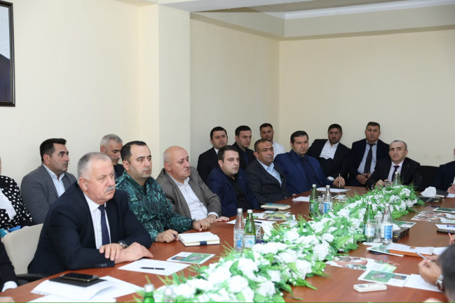 Zaqatalada qəhvəyi mərmər bağacığı ilə bağlı Regional Əlaqələndirmə Mərkəzinin iclası keçirilib