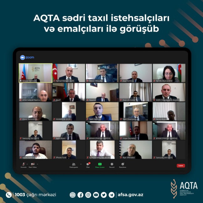 AQTA sədri taxıl istehsalçıları və emalçıları ilə görüşüb