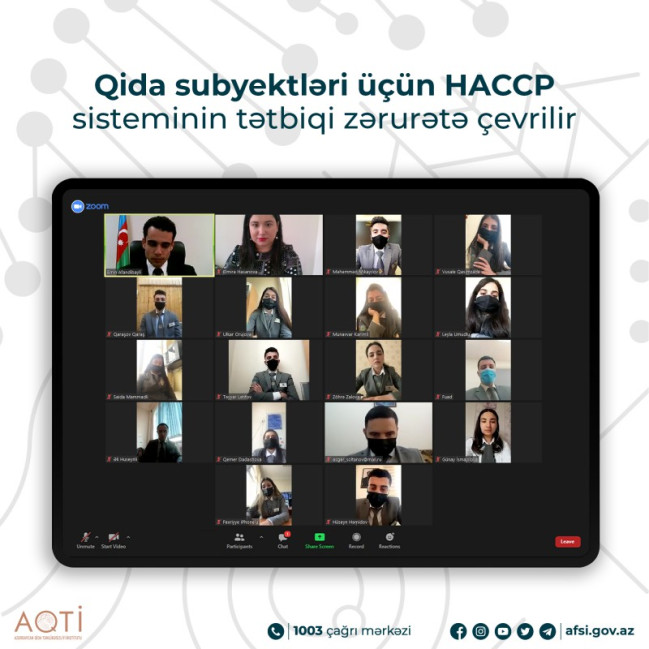 Qida subyektləri üçün HACCP sisteminin tətbiqi zərurətə çevrilir