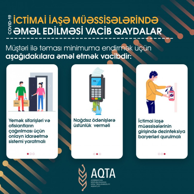 İctimai iaşə obyektlərində monitorinqlər davam edir