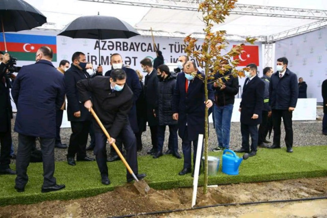 Azərbaycan Türkiyə Cümhuriyyətinin genişmiqyaslı ağacəkmə aksiyasına qoşulub