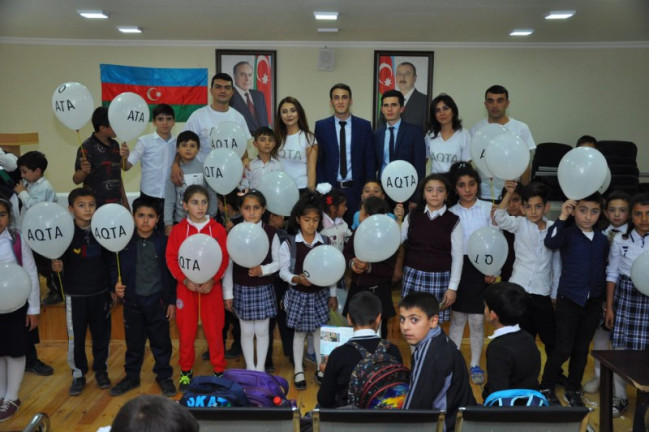 AQTA əməkdaşları Tovuz rayonunda yerləşən İnteqrasiya Təlimli İnternat Tipli Gimnaziyada təhsil alan şagirdlərlə görüşüblər