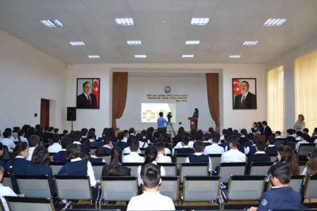 Bakı və Gəncə məktəbliləri ilə “Sağlam məktəbli” layihəsi çərçivəsində görüş keçirilib