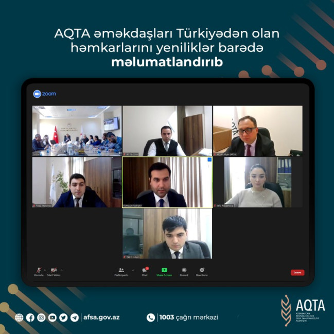 AQTA əməkdaşları Türkiyədən olan həmkarlarını yeniliklər barədə məlumatlandırıb