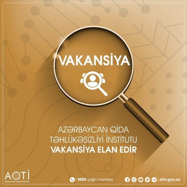 AQTİ işə qəbul üçün vakansiya elan edir