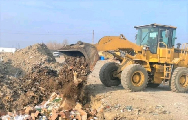 İstehlaka yararsız qida məhsulları məhv edilib