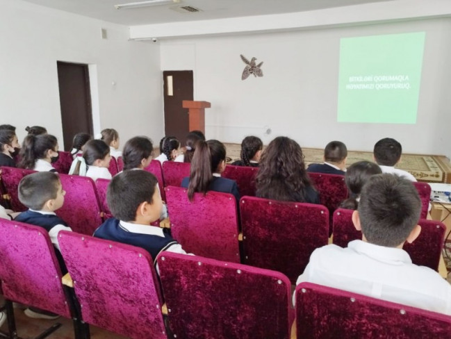 AQTA-nın təşəbbüsü ilə ümumtəhsil müəssisələrində Beynəlxalq Bitki Sağlamlığı Günü münasibətilə silsilə tədbirlər keçirilib