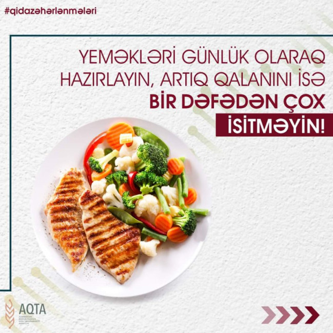 Qida zəhərlənmələrindən qorunmaq üçün üçün nələrə diqqət etmək lazımdır?