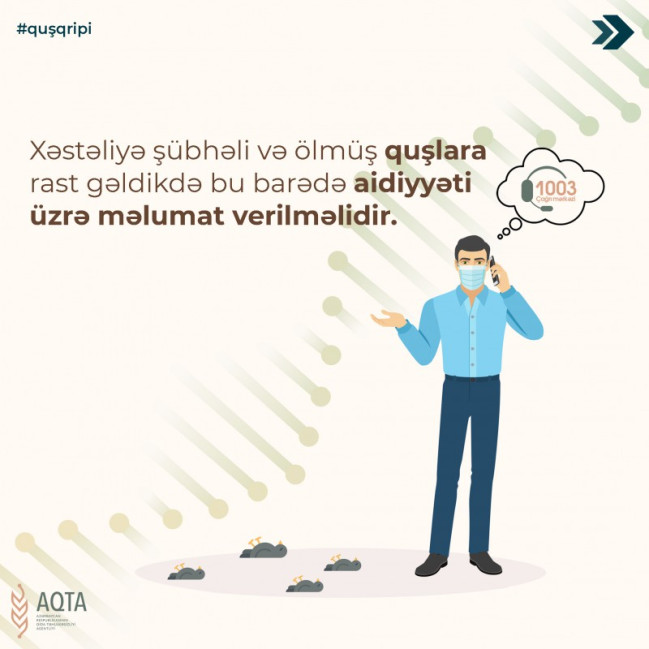 AQTA epizootik vəziyyətlə bağlı vətəndaşları diqqətli olmağa çağırır