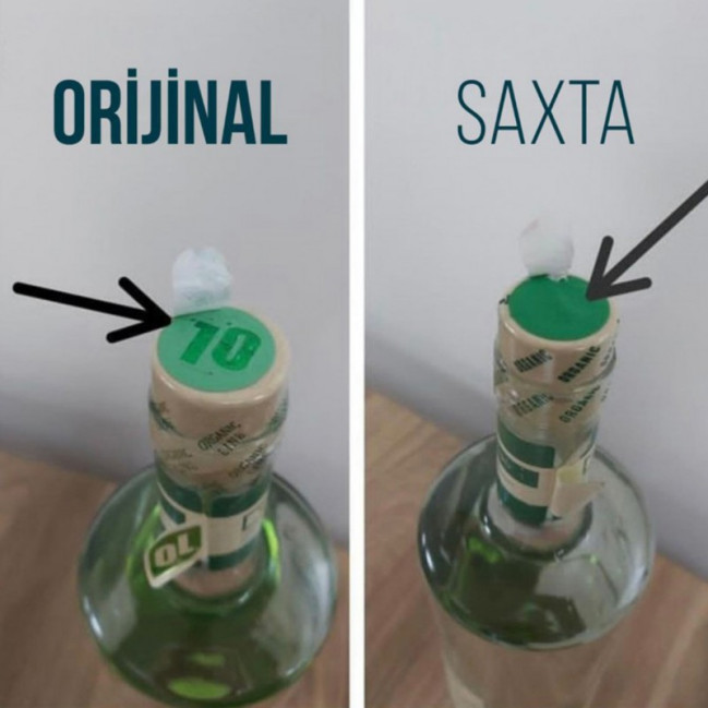 Daşkəsəndə ərzaq mağazalarında satışı həyata keçirilən  saxta alkoqollu içkilər aşkarlanıb