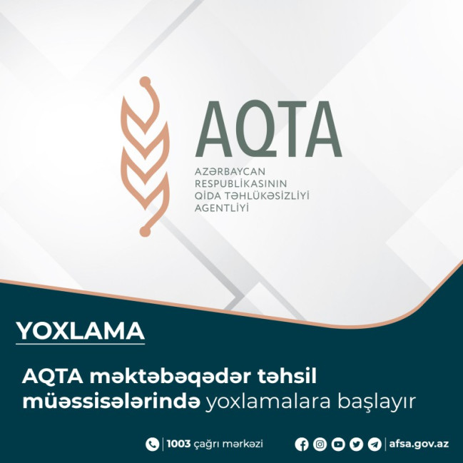 AQTA məktəbəqədər təhsil müəssisələrində yoxlamalara başlayır