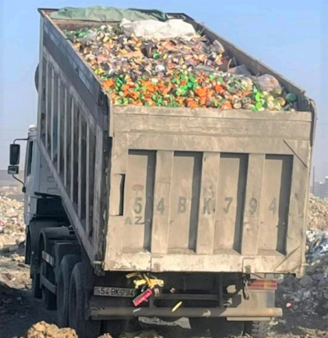 İstehlaka yararsız qida məhsulları məhv edilib