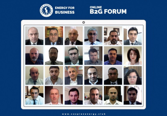 “Caspian Energy Club” AQTA sədrinin müavininin iştirakı ilə ONLAYN B2G FORUM təşkil edib