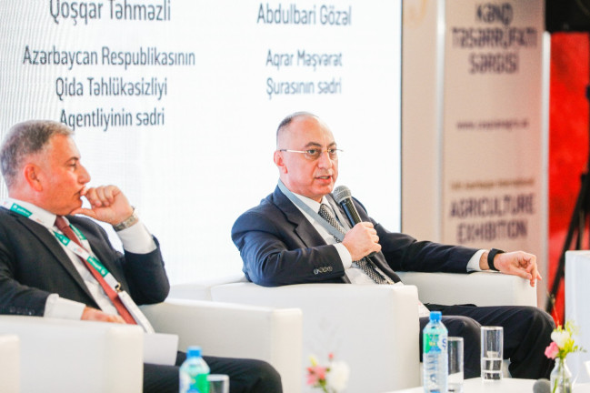 AQTA sədri 28-ci Azərbaycan Beynəlxalq Qida Sənayesi “InterFood Azerbaijan 2023” və 16-cı Azərbaycan Beynəlxalq Kənd Təsərrüfatı “Caspian Agro” sərgilərində iştirak edib