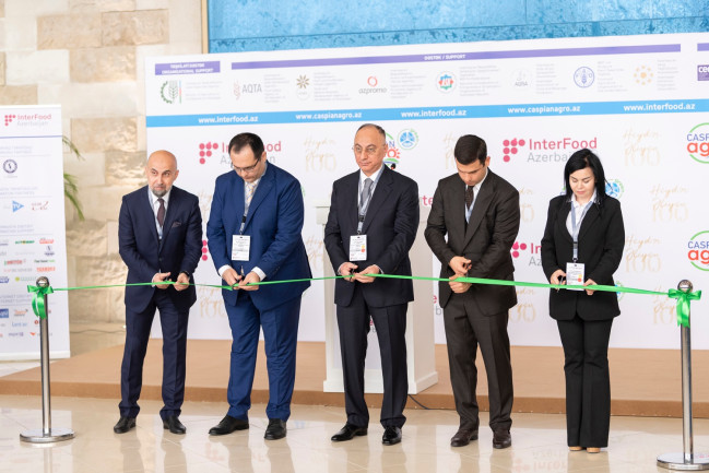 AQTA sədri 28-ci Azərbaycan Beynəlxalq Qida Sənayesi “InterFood Azerbaijan 2023” və 16-cı Azərbaycan Beynəlxalq Kənd Təsərrüfatı “Caspian Agro” sərgilərində iştirak edib