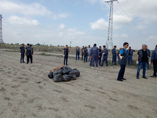 AQTA əməkdaşları çay və su hövzələrinin sahilində keçirilən təmizlik aksiyalarında iştirak ediblər