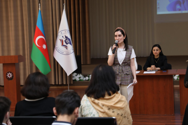 “Şəkəri azalt, ömrünü uzat!” kampaniyası çərçivəsində təhsil müəssisələrində görüşlər davam edir