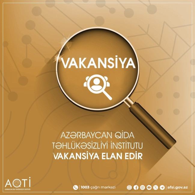 AQTİ vakansiya elan edir