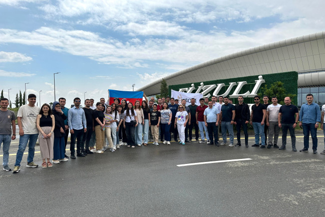 Dövlət Qulluqçularının Peşə Bayramı Günü münasibətilə AQTA əməkdaşları Şuşa şəhərinə səfər edib