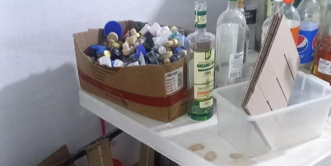 Gəncədə saxta alkoqollu içkilər istehsal edən müəssisə aşkarlanıb