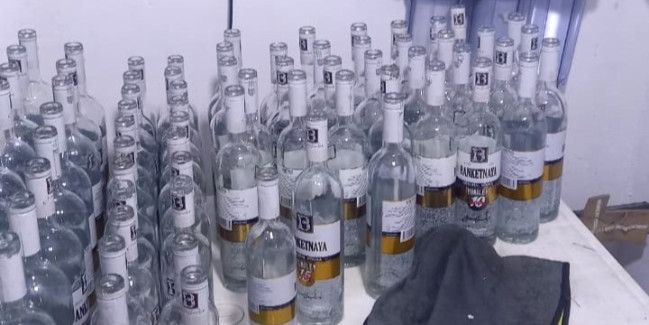 Gəncədə saxta alkoqollu içkilər istehsal edən müəssisə aşkarlanıb