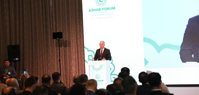 AQTA sədri Qoşqar Təhməzli “Azərbaycan Halal Biznes və Turizm Forumu”nda iştirak edib