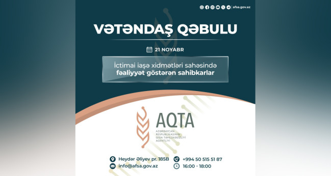 Qoşqar Təhməzli ictimai iaşə xidmətləri sahəsində fəaliyyət göstərən sahibkarları qəbul edəcək
