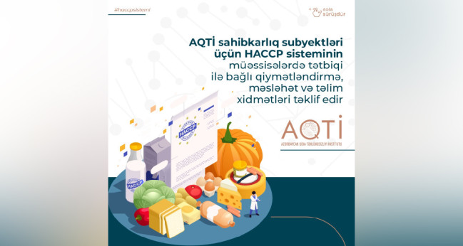 HACCP təlimlərinin iştirakçıları müasir yanaşmaları tətbiq etmə imkanları qazanacaq
