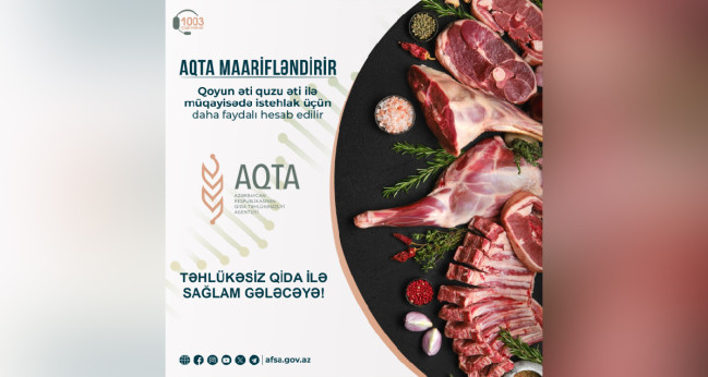 Qoyun əti quzu əti ilə müqayisədə istehlak üçün daha faydalı hesab edilir